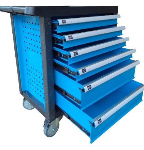 TOOL TROLLEY WITH 6 DRAWERS